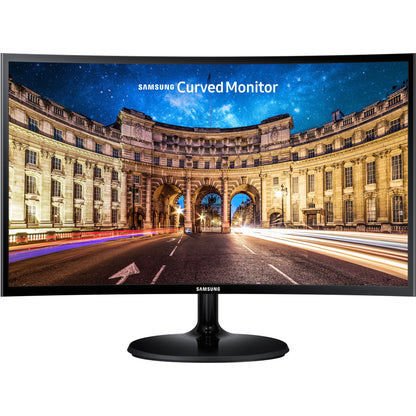 Samsung C27F390 27" Full HD Curved Screen LCD Monitor - 16:9 - High Glossy Black - TAA Compliant