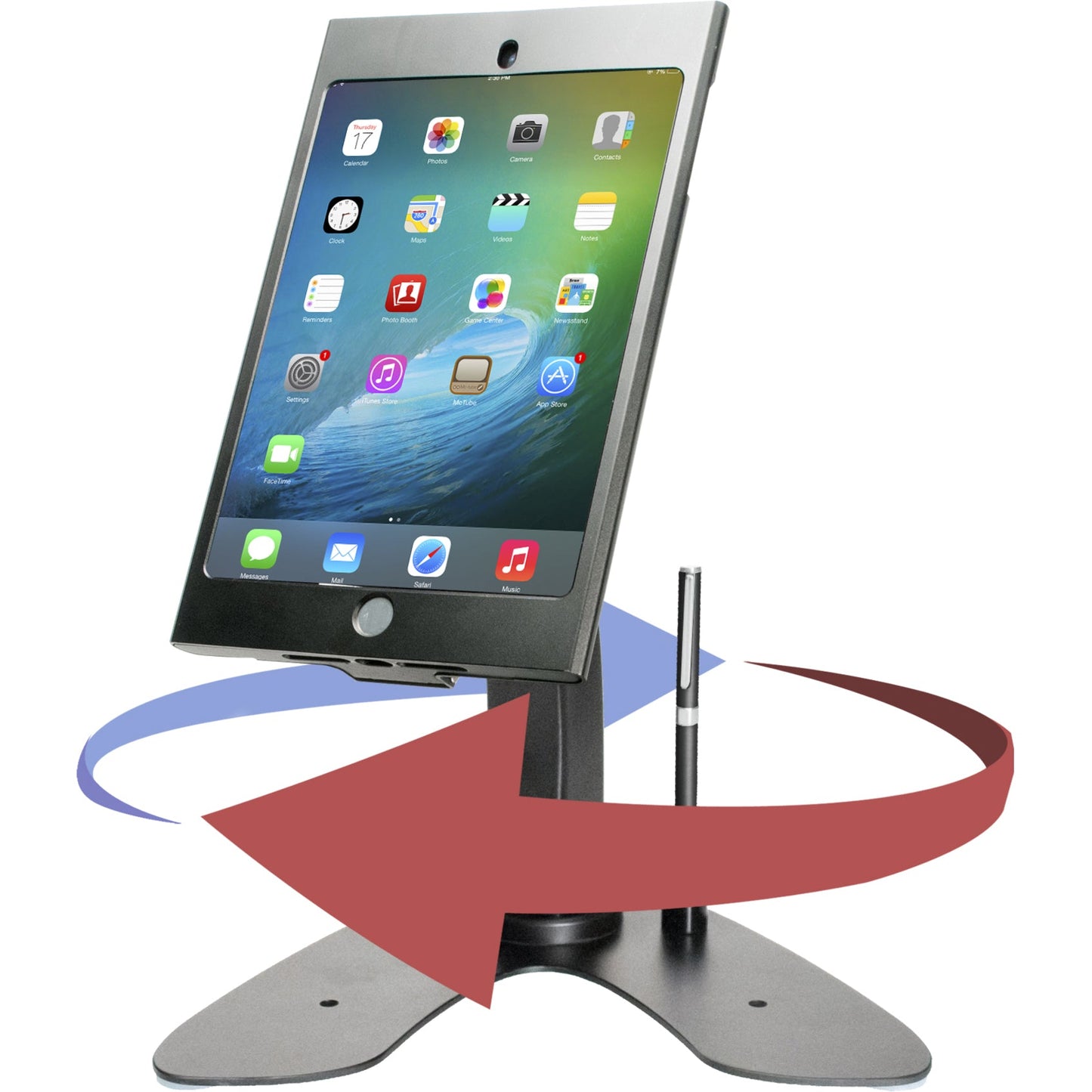 CTA Digital PAD-ASKMB Desk Mount for iPad mini - Black
