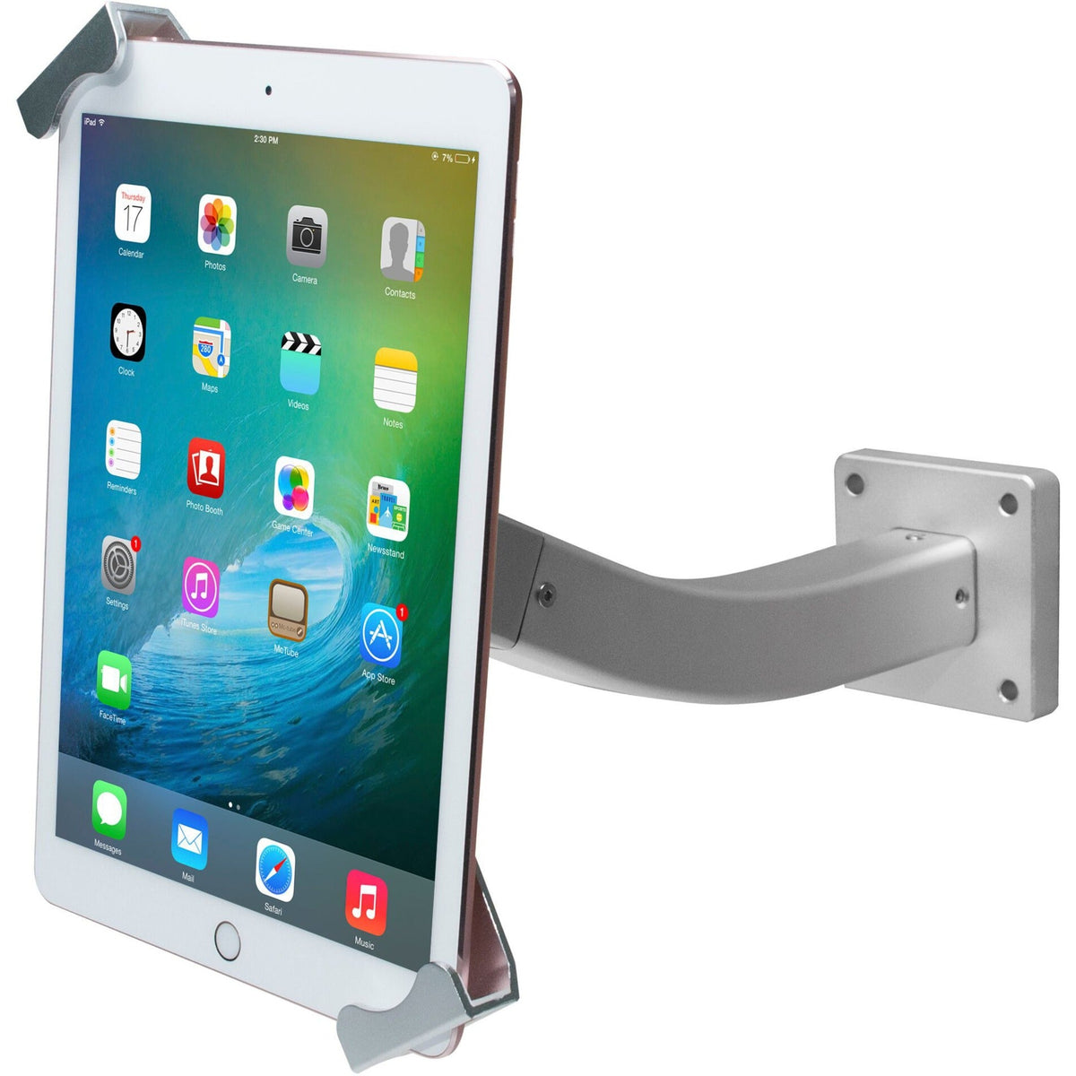 CTA Security Tabletop and Wall Mount for 7-13 Inch Tablets including iPad 10.2-inch (7th/ 8th/9th Gen.)