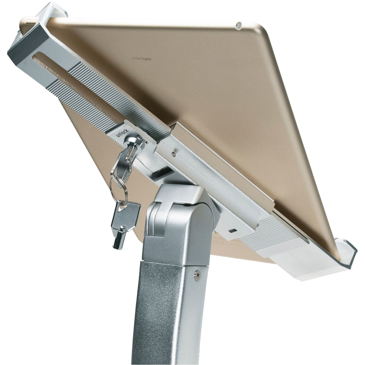 CTA Security Tabletop and Wall Mount for 7-13 Inch Tablets including iPad 10.2-inch (7th/ 8th/9th Gen.)