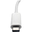 Tripp Lite USB-C to Gigabit Network Adapter with USB-C PD Charging Thunderbolt 3 White