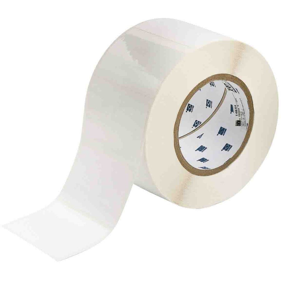 Brady 3" Core High Adhesion Glossy Polyester with Rubber Adhesive Labels