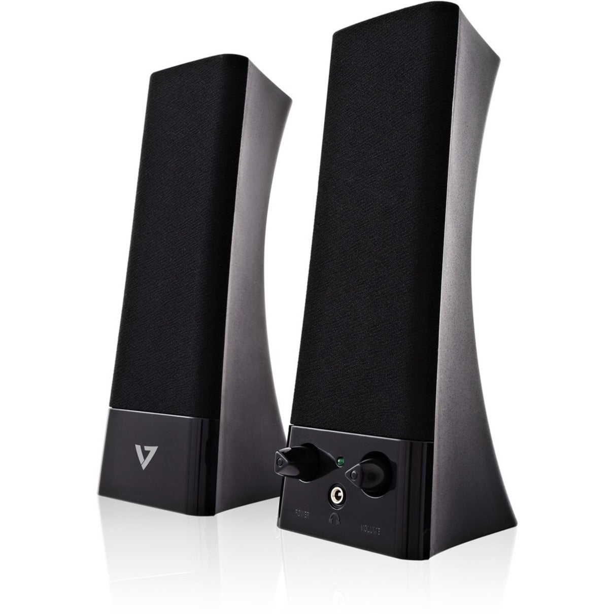 V7 SP2500-USB-6N Speaker System - 5 W RMS - Black