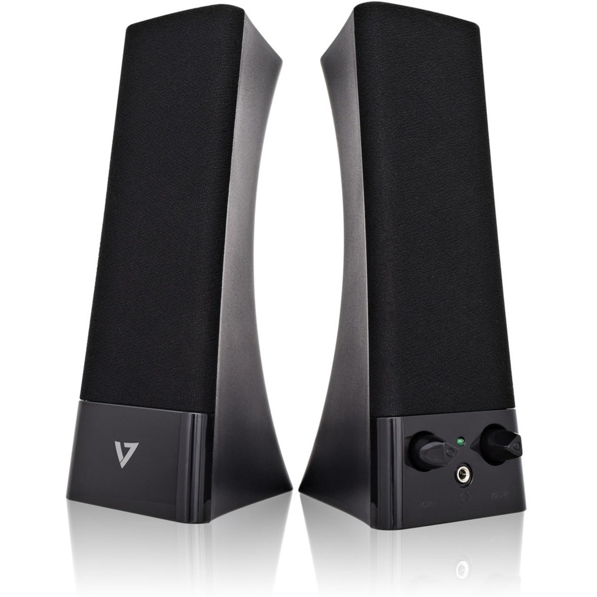 V7 SP2500-USB-6N Speaker System - 5 W RMS - Black