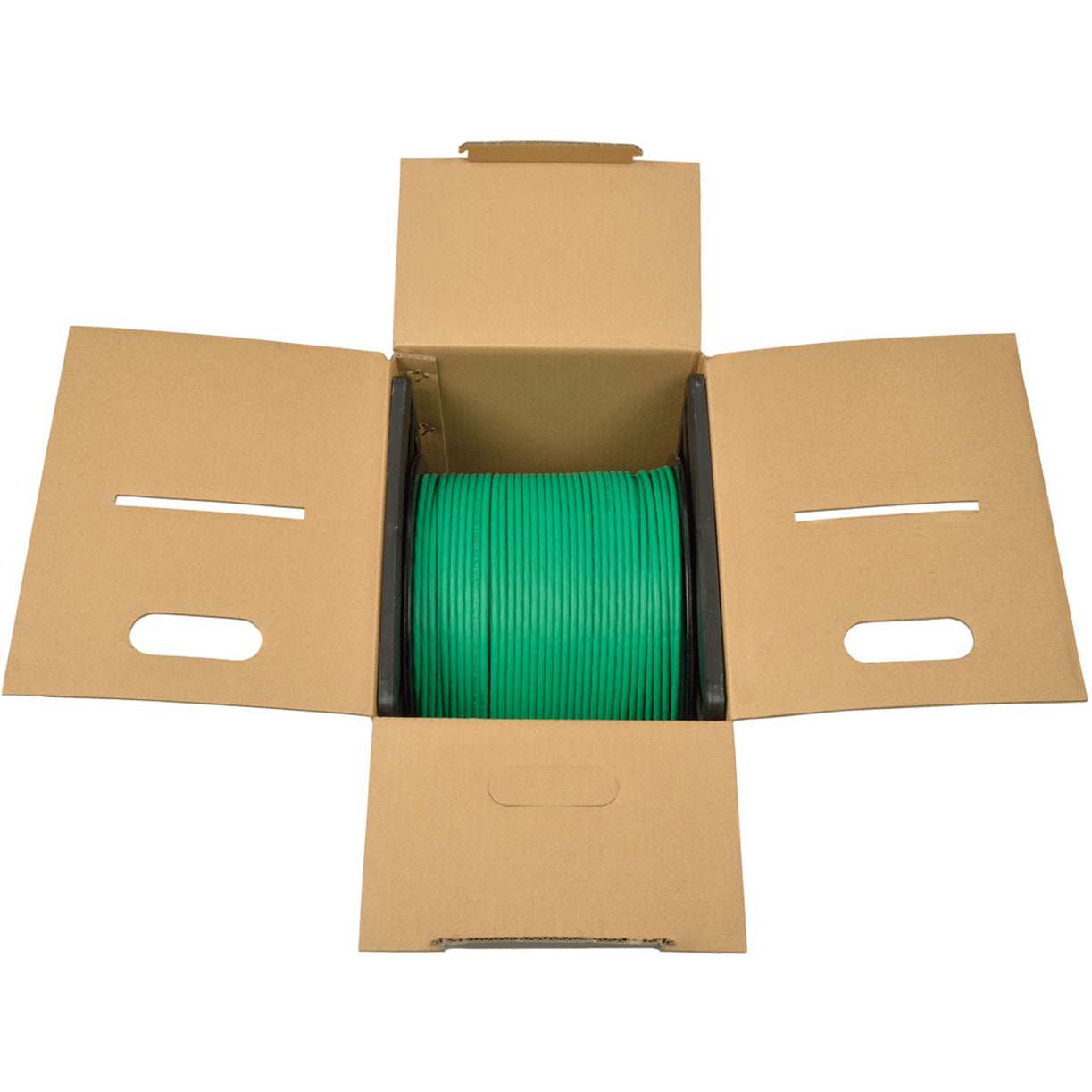 Tripp Lite Cat6 Gigabit Solid Core Plenum-Rated UTP CMP PVC Bulk Ethernet Cable Green 1000 ft. (304.8 m)