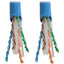 Tripp Lite Cat6a 10G-Certified Solid Core UTP CMR PVC Bulk Ethernet Cable Blue 1000 ft. (304.8 m)