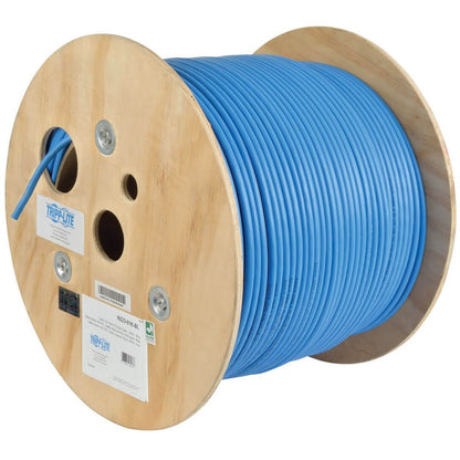 Tripp Lite Cat6a 10G-Certified Solid Core UTP CMR PVC Bulk Ethernet Cable Blue 1000 ft. (304.8 m)