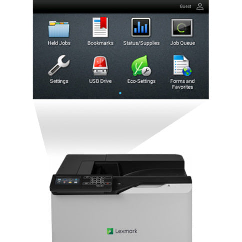 Lexmark CS820 CS820dte Desktop Laser Printer - Color