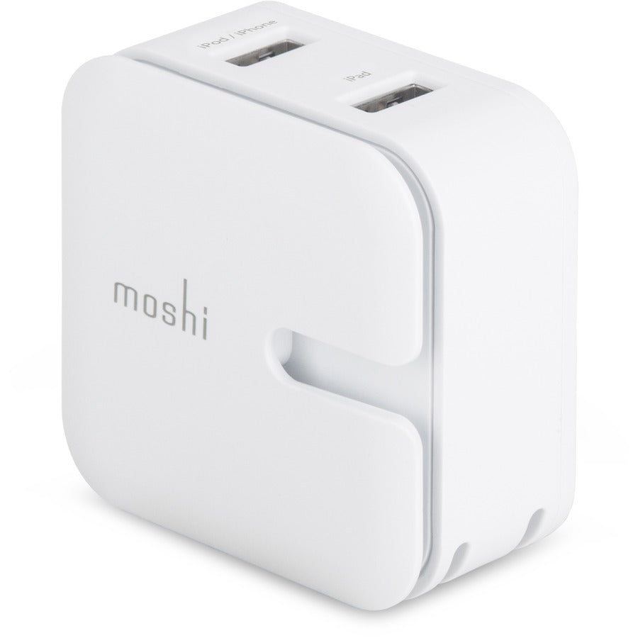 Moshi Rewind 2 USB Wall Charger (US) 2-port 12 W Fast-charging Folding Design