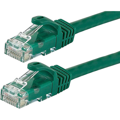 Monoprice FLEXboot Series Cat6 24AWG UTP Ethernet Network Patch Cable 1ft Green