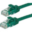 Monoprice FLEXboot Series Cat6 24AWG UTP Ethernet Network Patch Cable 1ft Green
