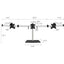 EASY-ADJUST TRIPLE MONITOR DESK