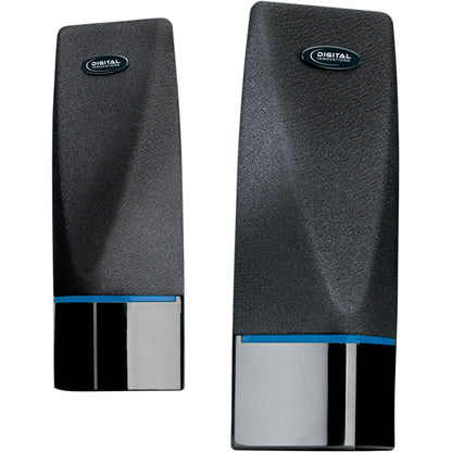 Digital Innovations AcoustiX 4330100 Speaker System - 2 W RMS - Gloss Black