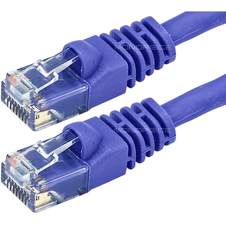Monoprice Cat6 24AWG UTP Ethernet Network Patch Cable 7ft Purple