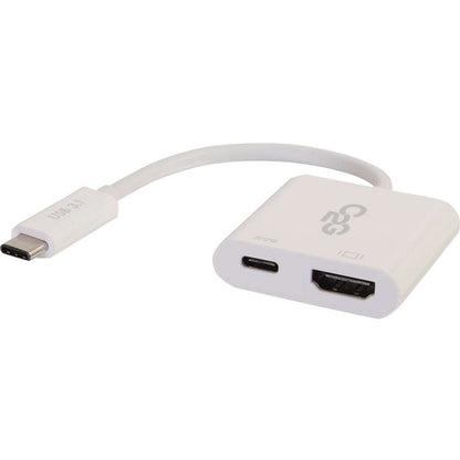 C2G USB C to 4K HDMI Adapter with Power Delivery