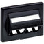 Panduit Mini-Com CFFPEBSL4BL Faceplate