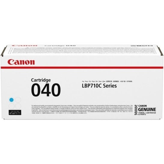 Canon CRG-040CYN Original Standard Yield Laser Toner Cartridge - Cyan Pack