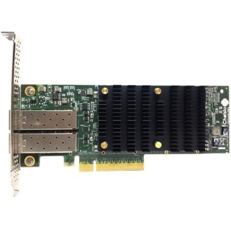 Chelsio 2-port Low Profile 10/25GbE Server Offload Adapter with PCI-E x8 Gen 3 Server Offload. SFP28 connector