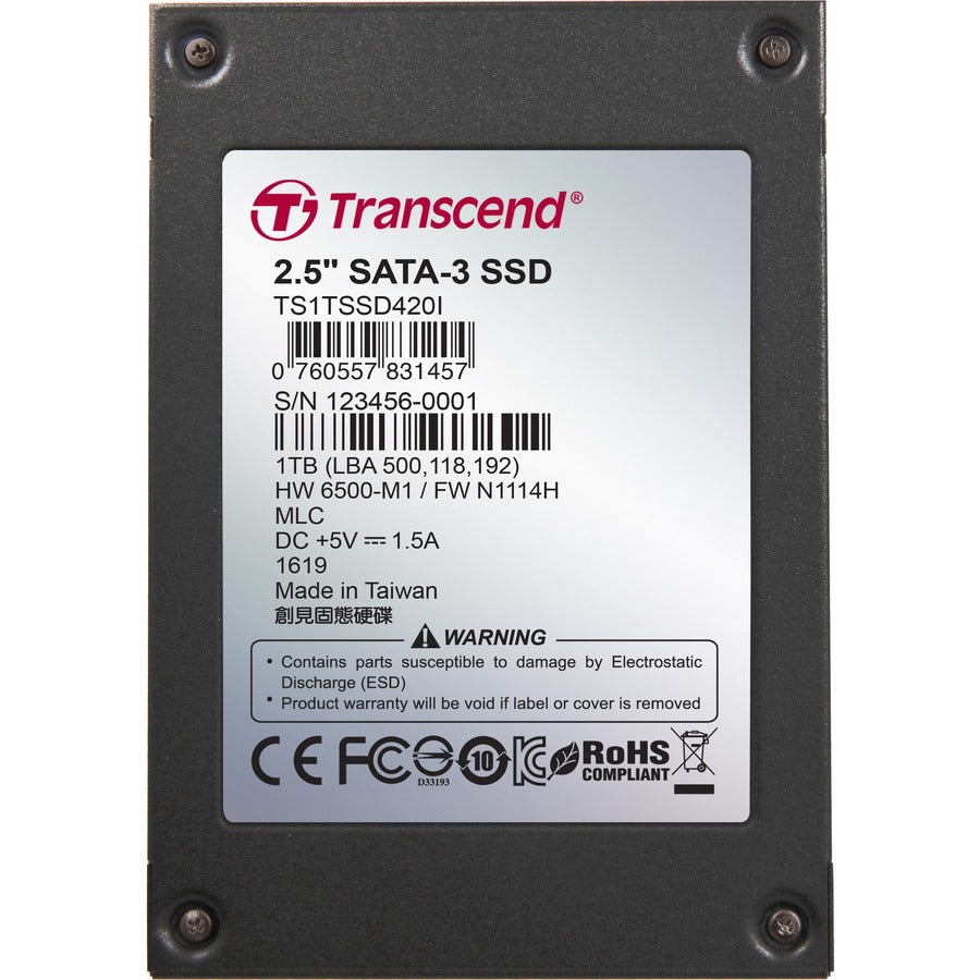 1TB SSD420 SSD SATA 3 2.5IN MLC