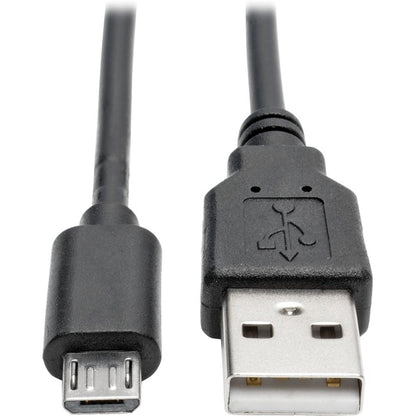 Tripp Lite 6ft USB 2.0 Hi-Speed A to Micro-B-USB Cable Coiled M/M 6'