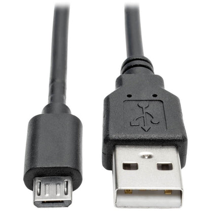 Tripp Lite 6ft USB 2.0 Hi-Speed A to Micro-B-USB Cable Coiled M/M 6'