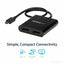 StarTech.com USB-C to Dual DisplayPort 1.2 Adapter USB Type-C Multi-Monitor MST Hub Dual 4K 30Hz DP Display Extender/Splitter Windows