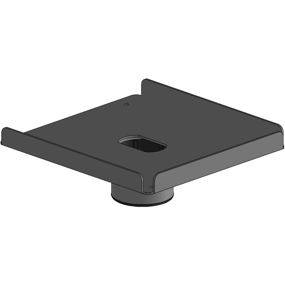 SpacePole Mounting Plate for Printer - Black