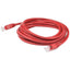 AddOn 5m RJ-45 (Male) to RJ-45 (Male) Red Cat6 STP Plenum-Rated Copper Patch Cable