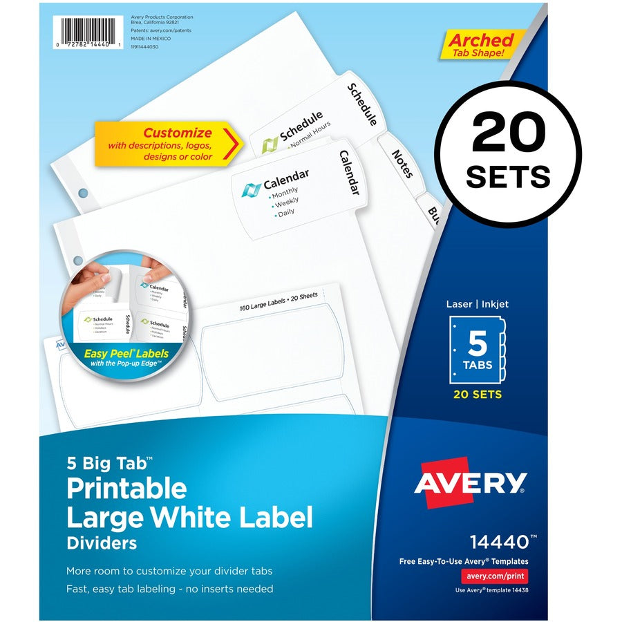 Avery&reg; Big Tab Tab Divider