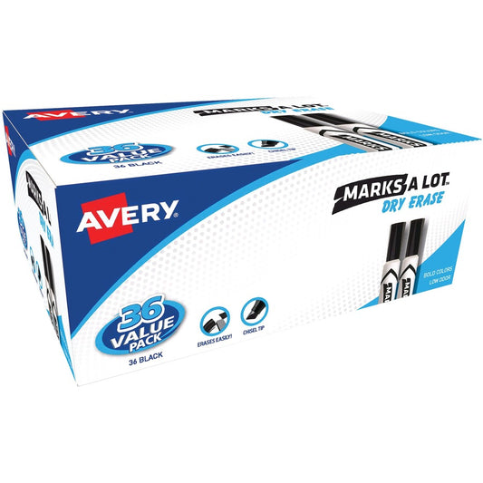 Avery&reg; Marks A Lot Desk-Style Dry-Erase Markers