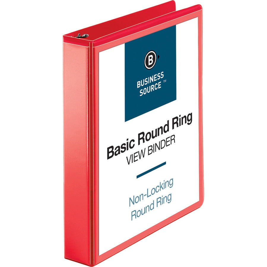 Business Source Round Ring Binder