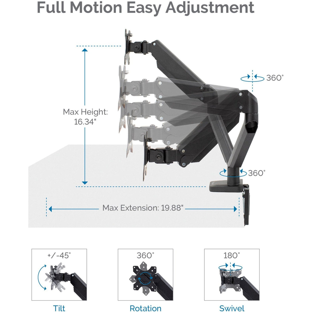 Fellowes Platinum Series Dual Monitor Arm