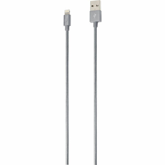 iStore Lightning Charge 4ft (1.2m) Braided Cable (Space Gray)