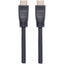 Manhattan HDMI Cable with Ethernet (CL3 rated suitable for In-Wall use) 4K@60Hz (Premium High Speed) 8m Male to Male Black Ultra HD 4k x 2k In-Wall rated Fully Shielded Gold Plated Contacts Lifetime Warranty Polybag