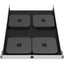 Rack Solutions 1U Mini Rack Tool-less Dry Sliding Shelf for Four Apple Mac Mini
