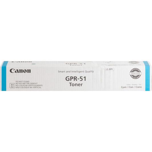 Canon GPR-51 Original Laser Toner Cartridge - Cyan - 1 Each