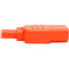 Tripp Lite PDU Power Cord C13 to C14 10A 250V 18 AWG 3 ft. (0.91 m) Orange