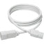 Tripp Lite PDU Power Cord C13 to C14 10A 250V 18 AWG 6 ft. (1.83 m) White