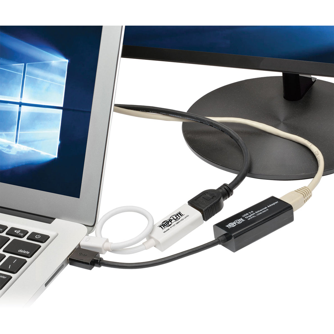 Tripp Lite 4K Video and Ethernet 3-in-1 Accessory Kit for Microsoft Surface and Surface Pro