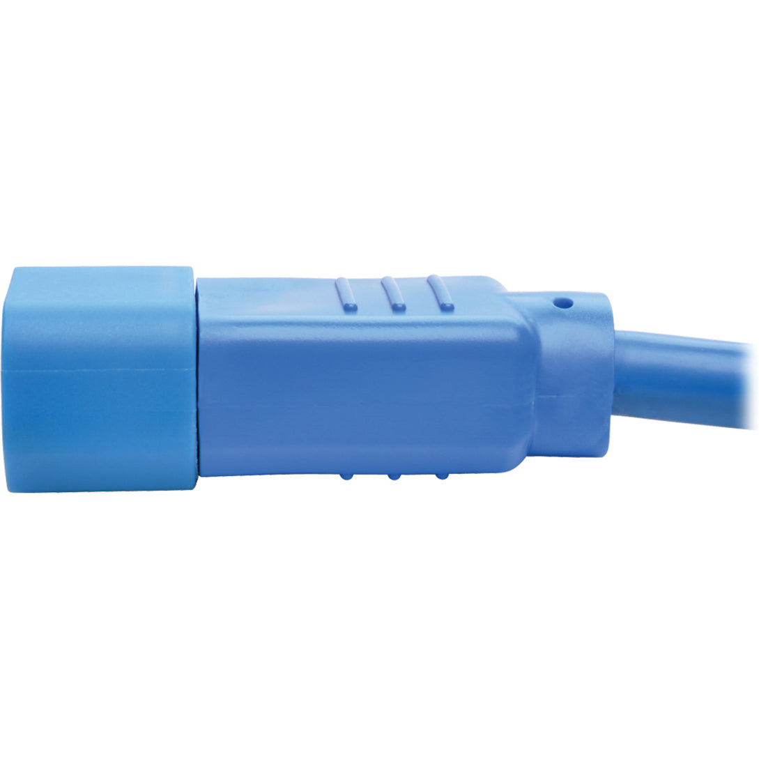 Tripp Lite PDU Power Cord C13 to C14 10A 250V 18 AWG 6 ft. (1.83 m) Blue