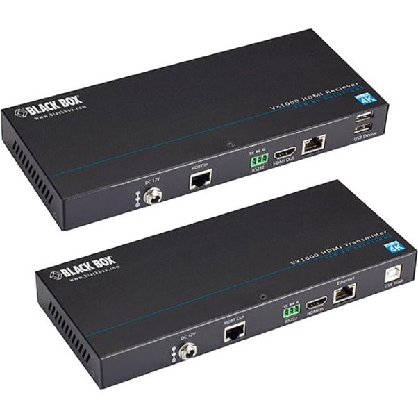 Black Box VX1000 Series Extender Kit - 4K HDMI CATx USB