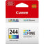 Canon CL-244 Original Inkjet Ink Cartridge - Color Pack