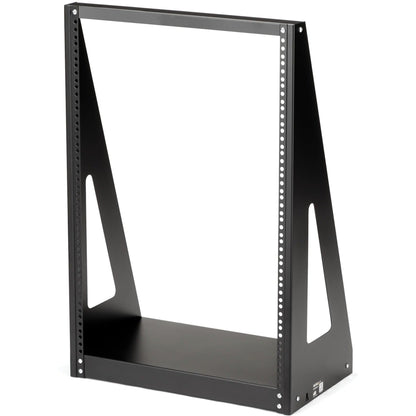 StarTech.com 2-Post 16U Heavy-Duty Desktop Server Rack Small Open Frame 19in Network Rack for Home/Office IT Equipment TAA Compliant