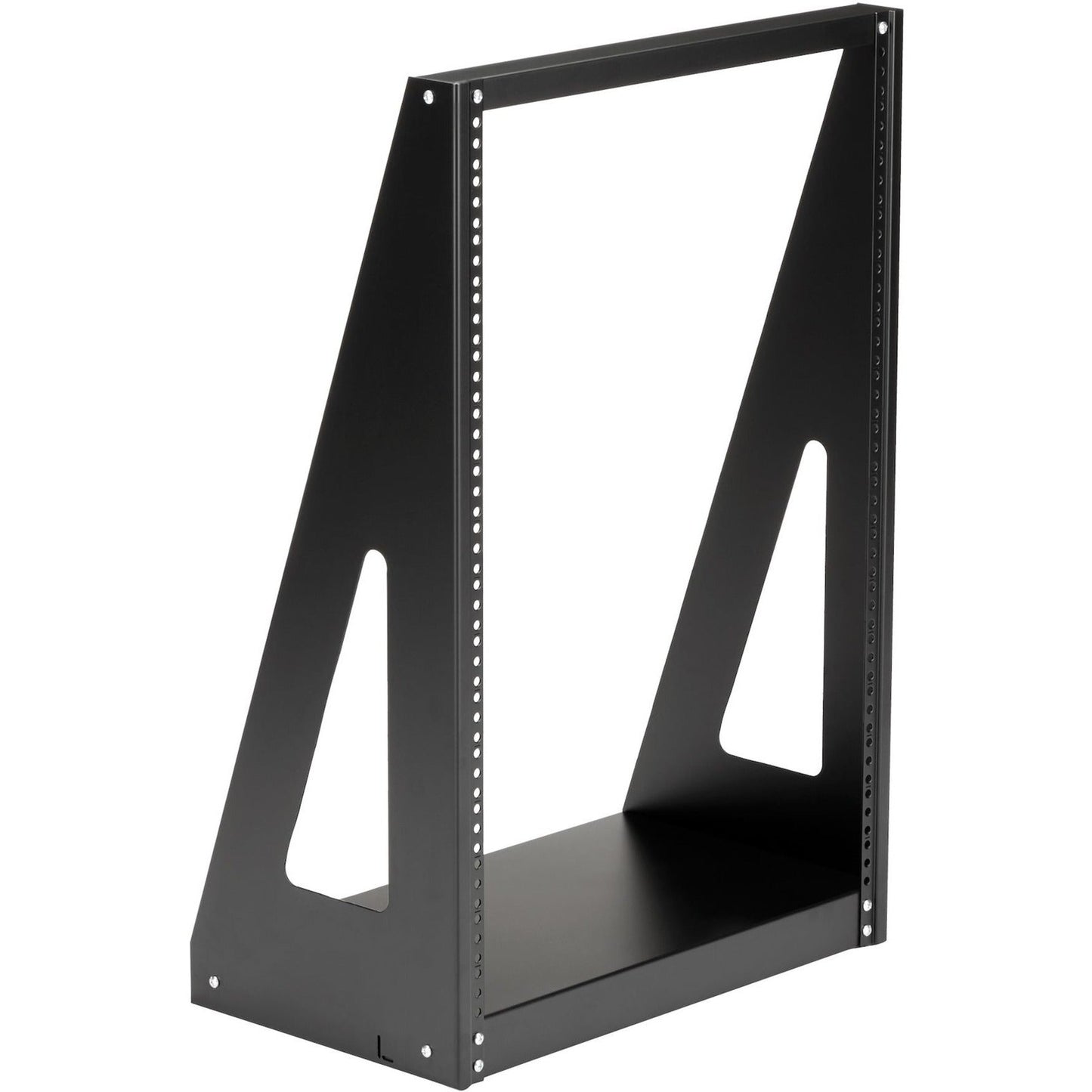 StarTech.com 2-Post 16U Heavy-Duty Desktop Server Rack Small Open Frame 19in Network Rack for Home/Office IT Equipment TAA Compliant