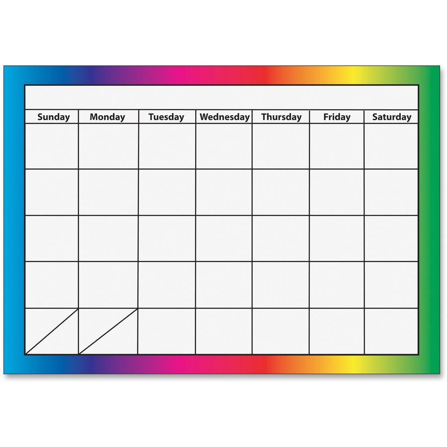 Ashley 1-month Dry Erase Magnetic Calendar