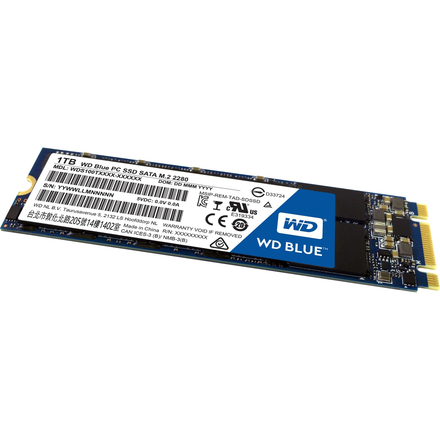 WD Blue M.2 1TB Internal SSD Solid State Drive - SATA 6Gb/s