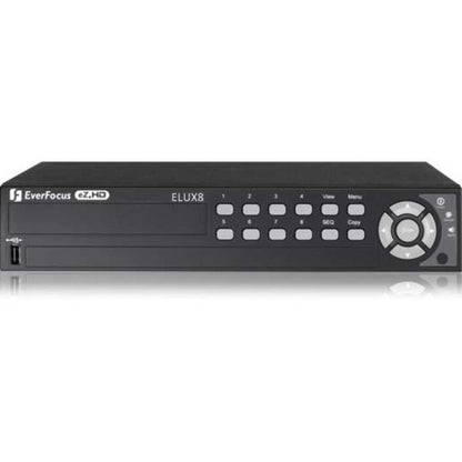 EverFocus 8 CH H.264 1080p Hybrid(AHD + TVI)DVR - 4 TB HDD