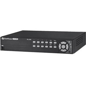 EverFocus 8 CH H.264 1080p Hybrid(AHD + TVI)DVR - 4 TB HDD