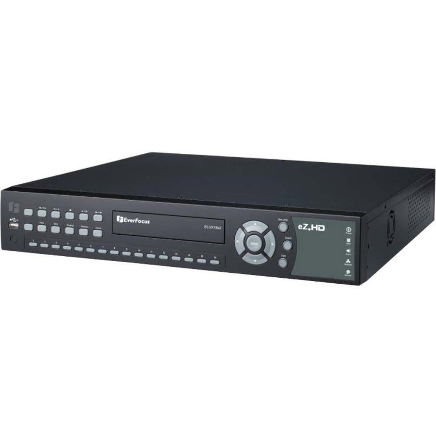 EverFocus 16 CH H.264 1080p Full HD Hybrid(AHD + TVI)DVR - 8 TB HDD