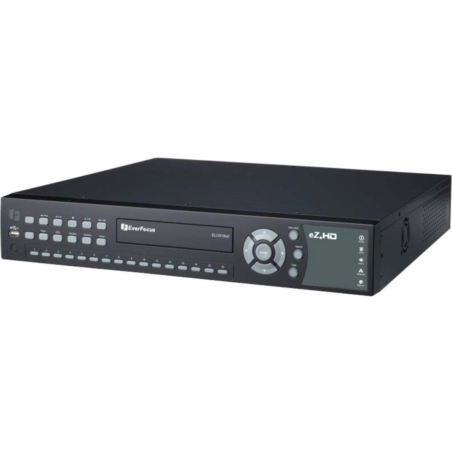 EverFocus 16 CH H.264 1080p Full HD Hybrid(AHD + TVI)DVR - 16 TB HDD